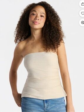 Gold Sparkle Strapless TubeTop XXL (20)